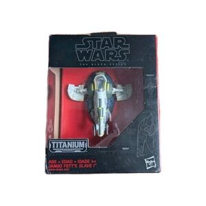 Star Wars Black Series Titanium Jango Fett's Slave I Die-Cast B6595 Hasbro